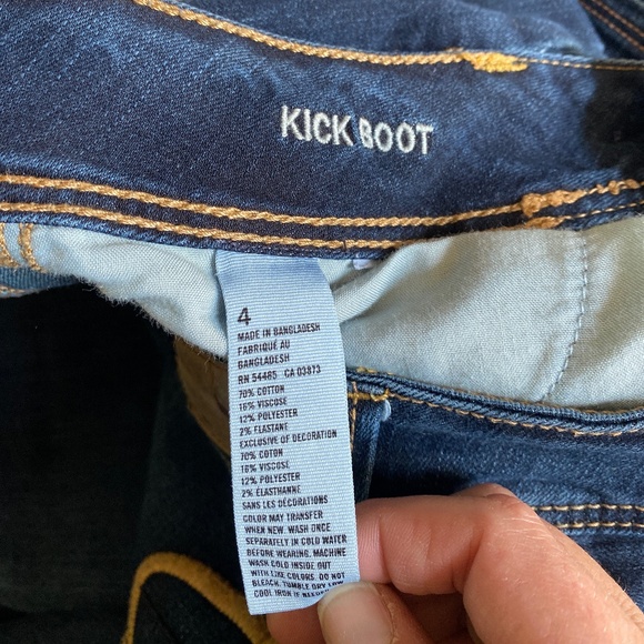 Women’s AE Kick Boot jeans size 4 - Picture 6 of 6